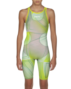 Arena Powerskin R-EVO ONE Full Body Short Leg Open Back JR
