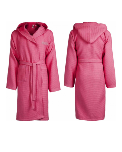 Accappatoio Arena a nido d'ape con cappuccio WAFFLE jr